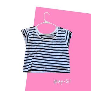 Stripped Crop Top